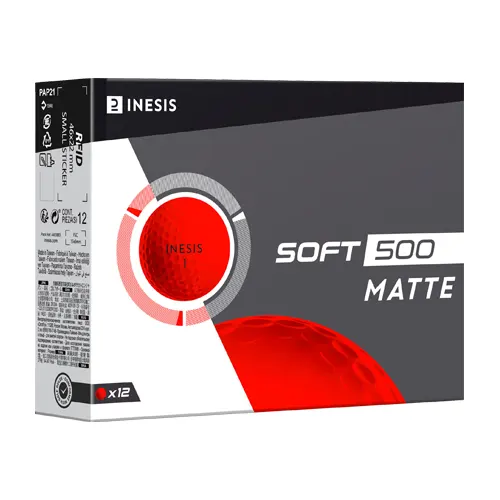 Balle golf Inesis Soft 500 Matte