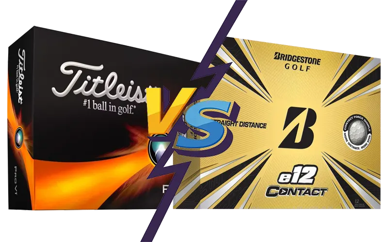 Bridgestone E12 vs Titleist Pro V1