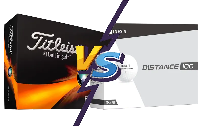 Inesis 100 vs titleist Pro V1