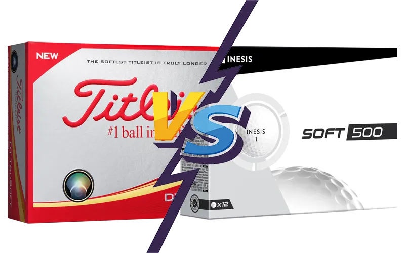 Inesis 500 vs Titleist DT TruSoft