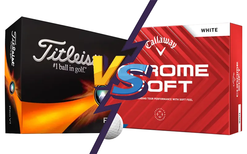 Callaway Chrome Soft vs Titleist Pro V1