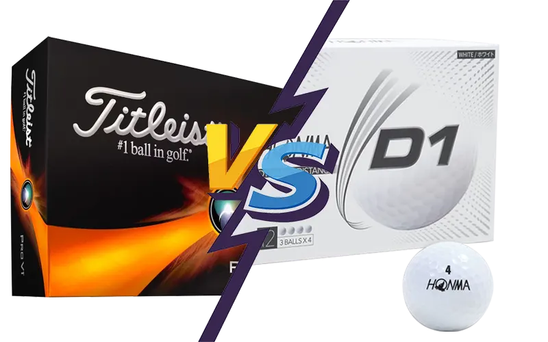 Honma D1 vs Titleist Pro V1