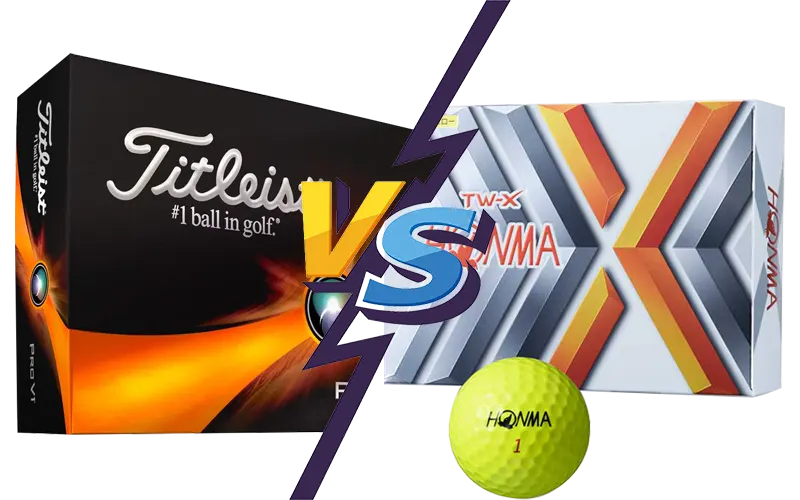 Honma TW-X vs Titleist Pro V1