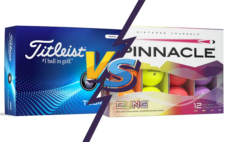 Pinnacle Bling  vs Titleist Tour Soft