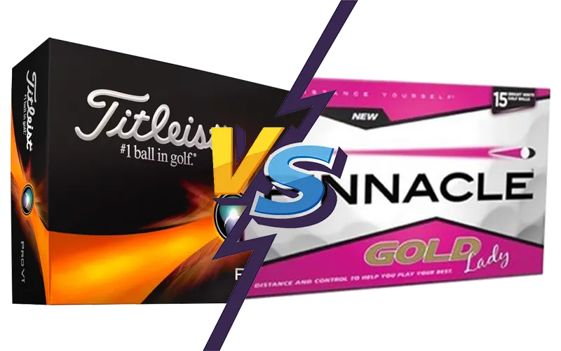 Pinnacle Lady vs Titleist Pro V1