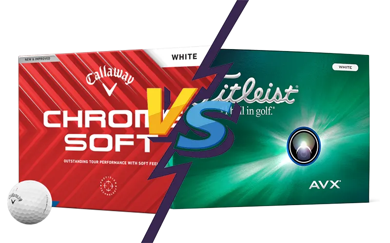 Titleist AVX vs Callway Chrome Soft