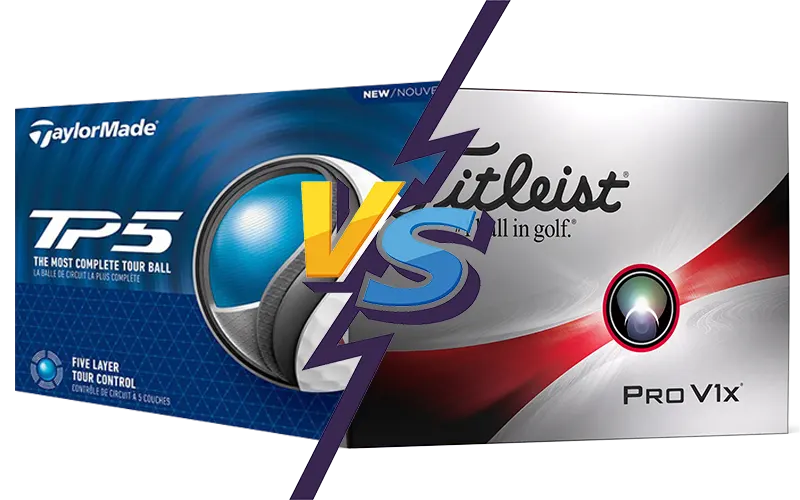 Titleist Pro V1x vs Taylormade TP5