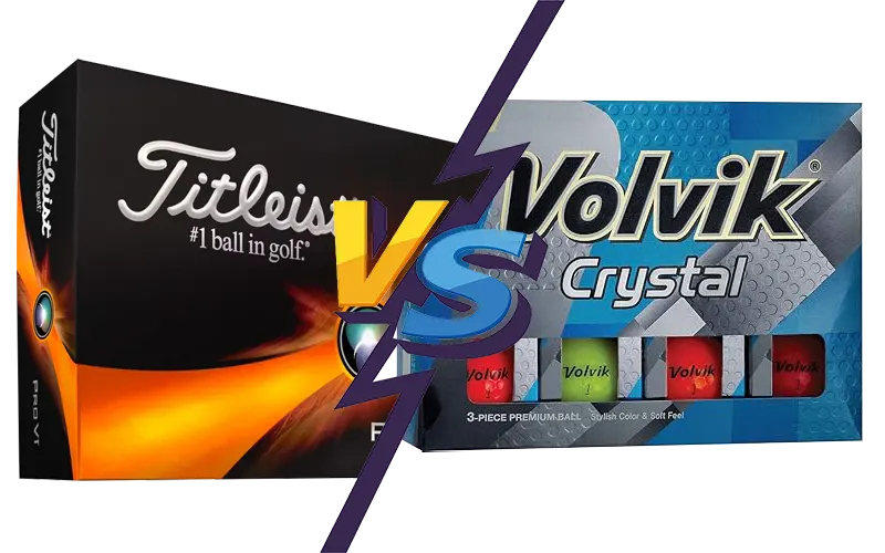 Volvik Crystal vs Titleist Pro V1