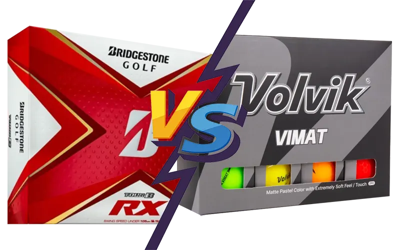 Volvik Vimat vs Bridgestone Tour B RX