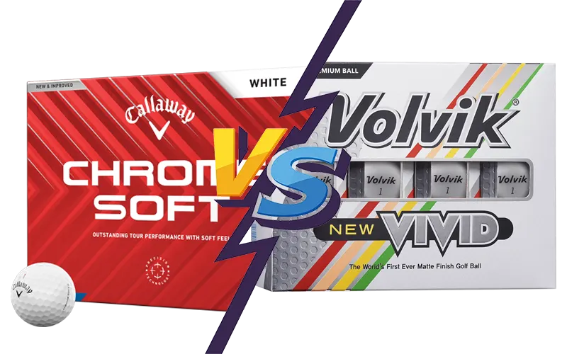 Volvik Vivid vs Callaway Chrome Soft