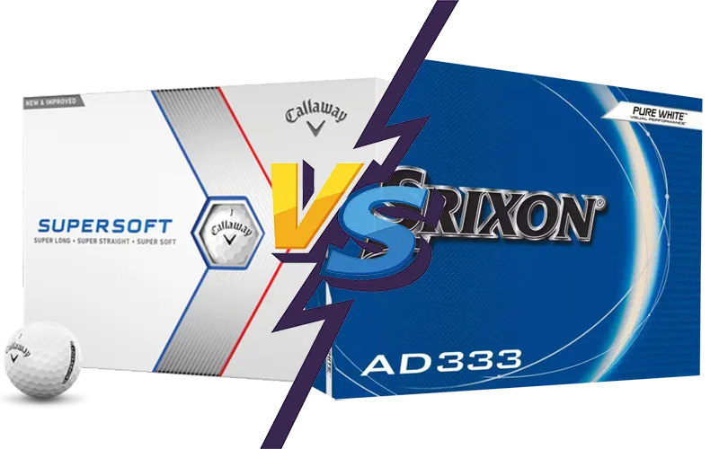 Srixon AD333 vs Callway SuperSoft