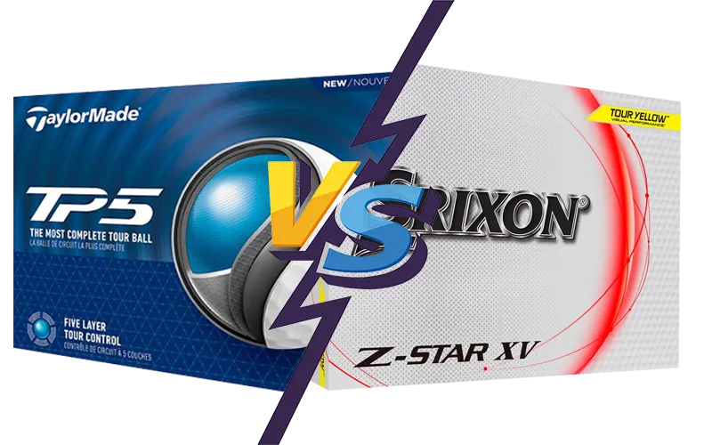 Srixon Z-Star XV vs Taylormade TP5