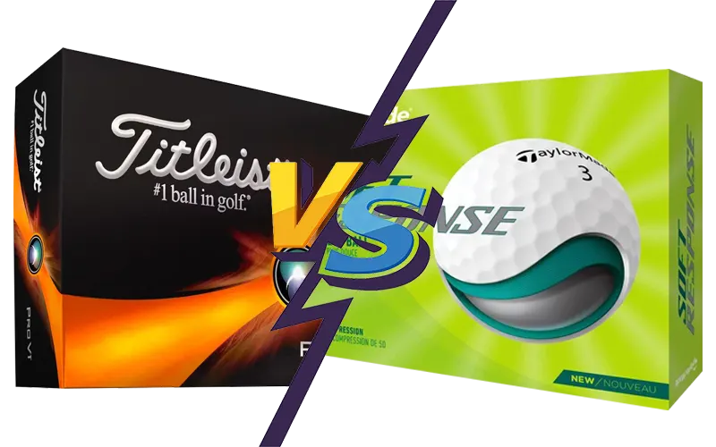 Taylormade Soft Response vs Titleist Pro V1