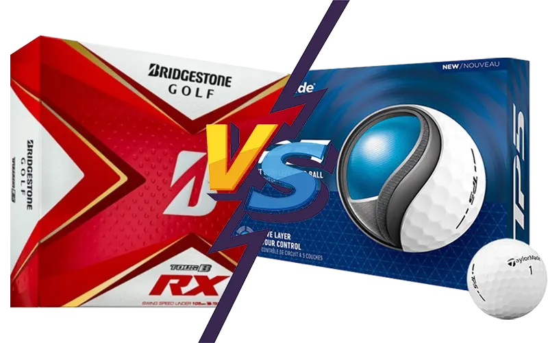 Taylormade TP5 vs Bridgeston Tour B RX