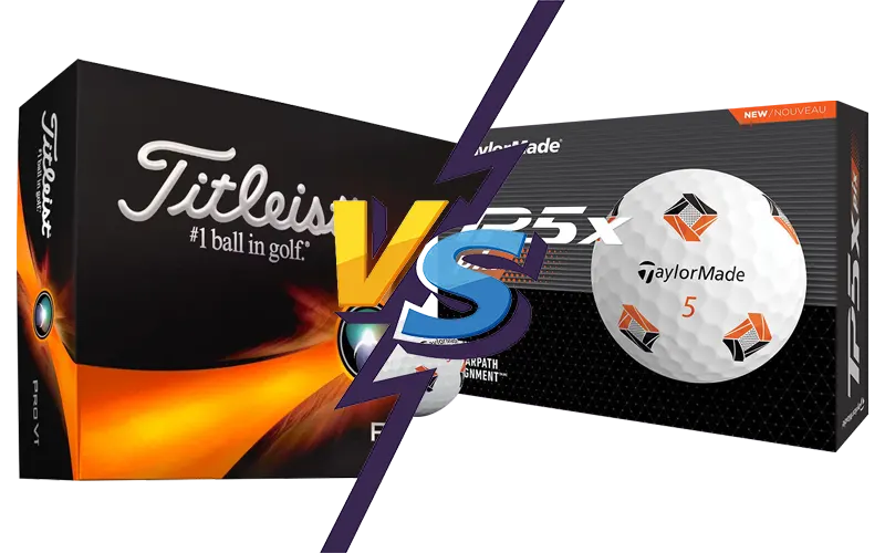 Taylormade TP5x vs Titleist Pro V1