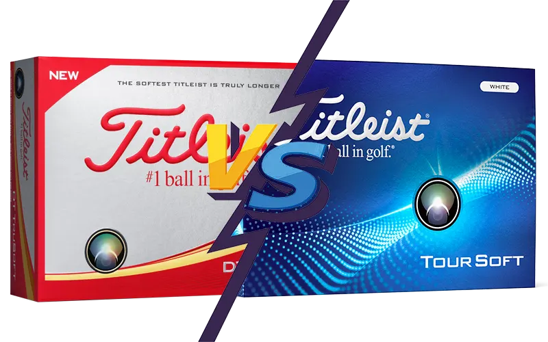 Titleist Tour Soft vs Titleist DT TruSoft