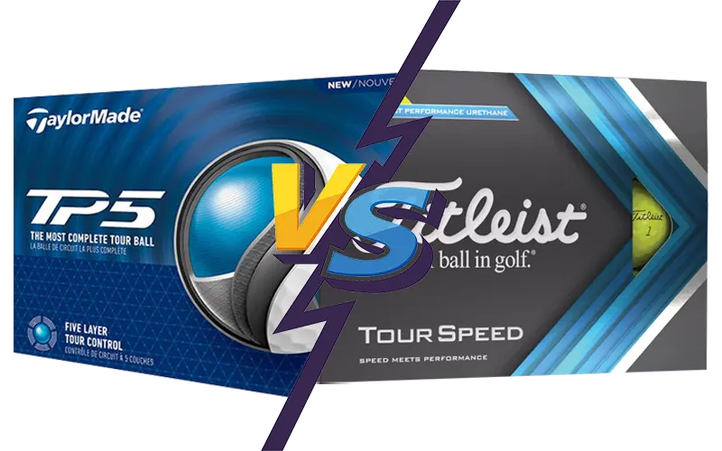 Titleist Tour Speed vs Taylormade TP5