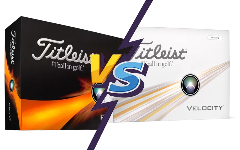 Titleist Velocity vs Titleist Pro V1