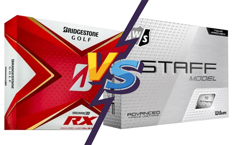 Wilson Model vs Bridgestone Tour B RX