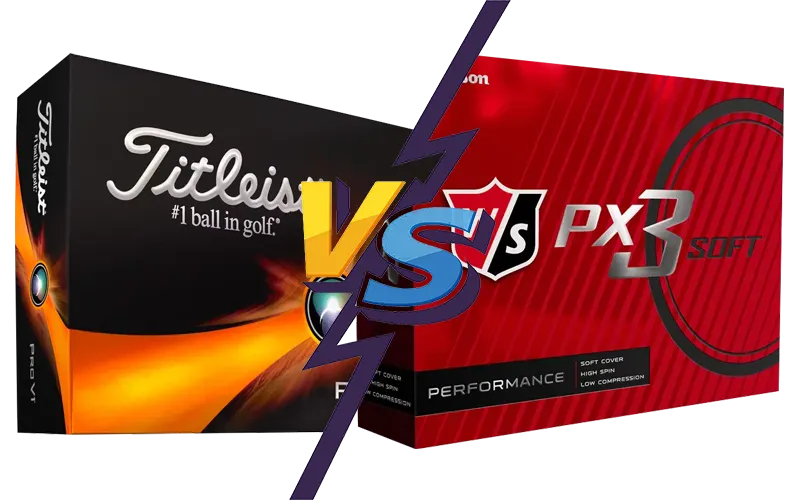 Wilson PX3 vs Titleist Pro V1