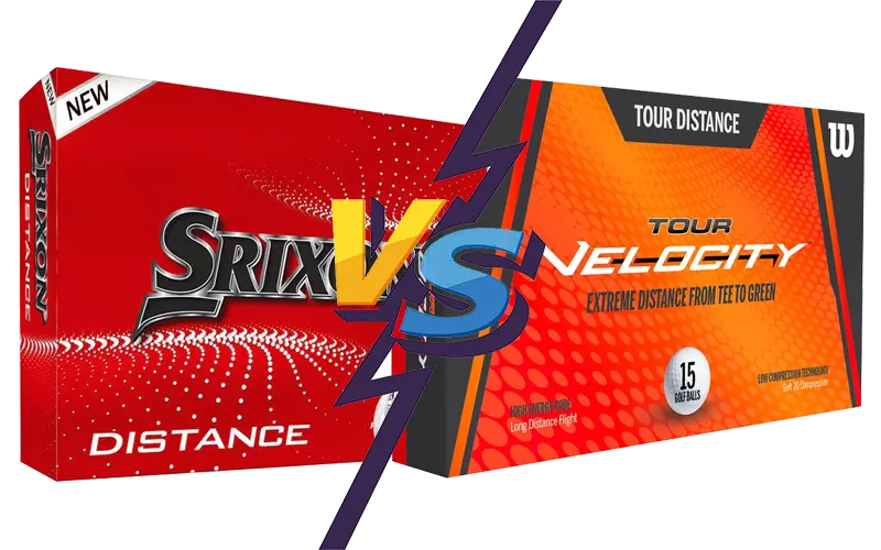 Wilson Tour Velocity vs Srixon Distance