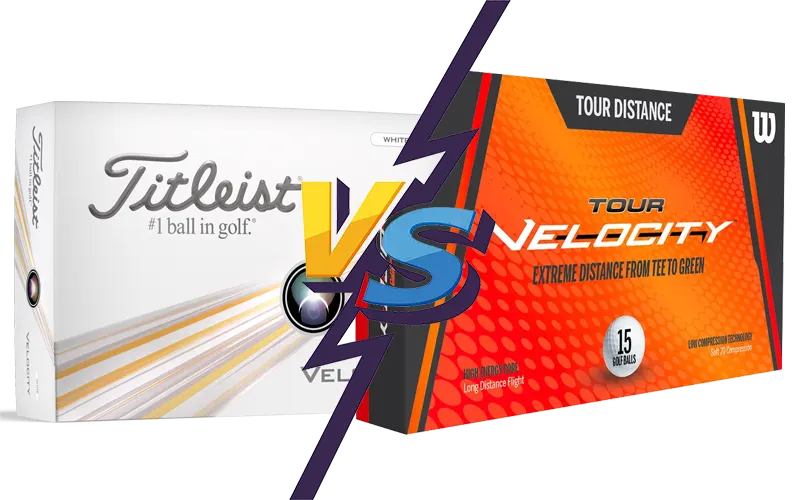 Wilson Tour Velocity vs Tilteist Velocity